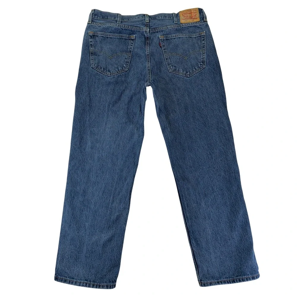Levi's‎ 550 Relaxed Fit Tapered Leg Men's Jeans 38x30 Medium Wash Blue Denim